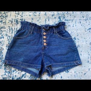 denim shorts